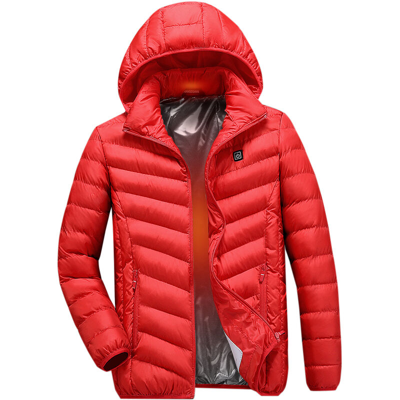 Happyshop - Abrigo de algodon con calefaccion electrica Hombres Mujeres Chaqueta termica con carga USB con capucha extraible para caminar Camping
Happyshop - Abrigo de algodon con calefaccion electrica Hombres Mujeres Chaqueta termica con carga USB con capucha extraible para caminar Camping