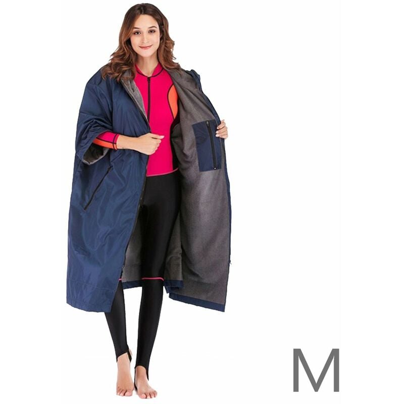 Abrigo impermeable de doble capa de manga larga con capucha y cremallera chaquetas deportivas calidas de secado rapido rompevientos al aire libre
Abrigo impermeable de doble capa de manga larga con capucha y cremallera chaquetas deportivas calidas de secado rapido rompevientos al aire libre