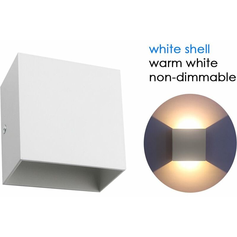Luz de los apliques de la pared de los LED del cubo de la CA 85-265V 6W, lampara de pared moderna de la MAZORCA,carcasa blanca, blanco calido y no
Luz de los apliques de la pared de los LED del cubo de la CA 85-265V 6W, lampara de pared moderna de la MAZORCA,carcasa blanca, blanco calido y no