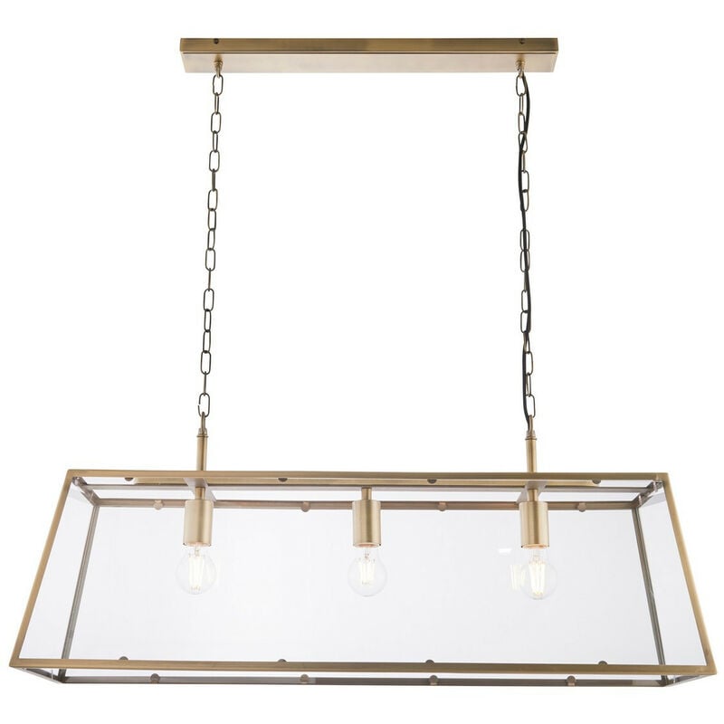 Lámpara colgante de varios brazos, placa de latón antiguo mate, vidrio transparente
Lámpara colgante de varios brazos, placa de latón antiguo mate, vidrio transparente