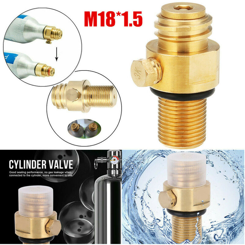 Adaptador de valvula de co2 M18 * 1.5, Transverter reemplazable Adecuado Fot Soda Machine
Adaptador de valvula de co2 M18 * 1.5, Transverter reemplazable Adecuado Fot Soda Machine