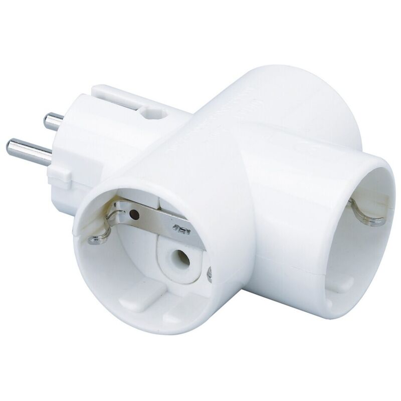 Adaptador triple TTL interior porcelana blanca 3680W (F-BRIGHT 1101070/B) (Blíster)
Adaptador triple TTL interior porcelana blanca 3680W (F-BRIGHT 1101070/B) (Blíster)