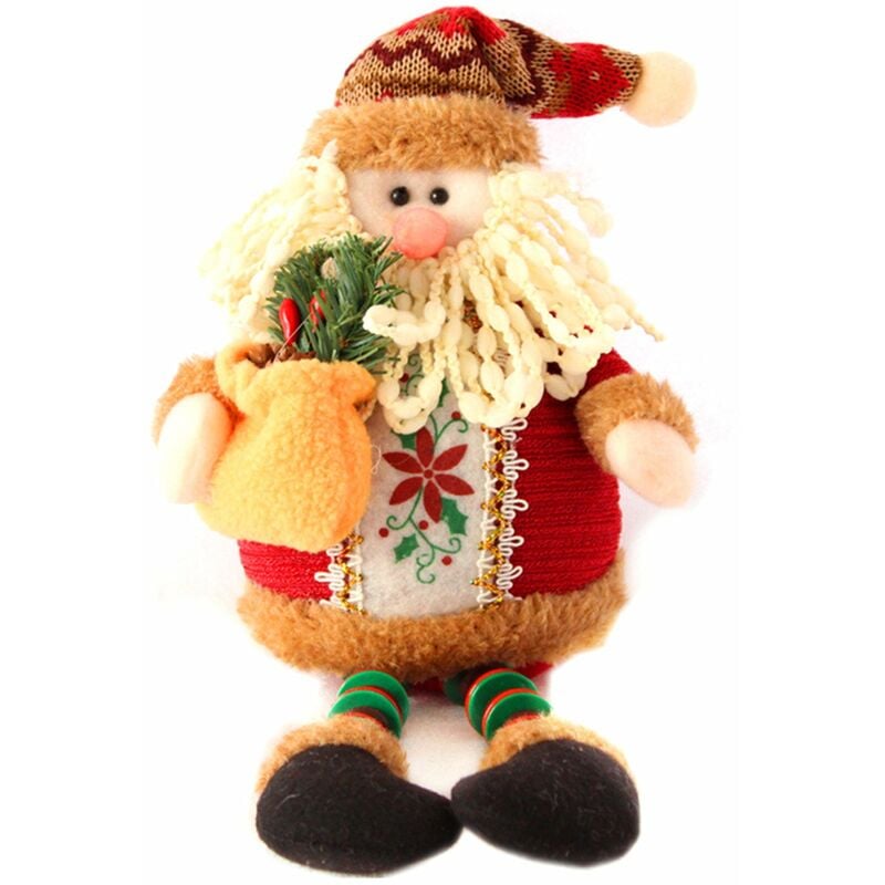 Happyshopping - Adornos navidenos Nuevo estilo Santa Muneco de nieve Elk Decoracion de regalo de Navidad,Papa Noel
Happyshopping - Adornos navidenos Nuevo estilo Santa Muneco de nieve Elk Decoracion de regalo de Navidad,Papa Noel