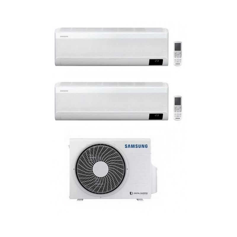 Aire acondicionado Dualsplit Samsung Windfree 9000 + 12000 Btu con gas R32 Wifi | Blanco - Standard
Aire acondicionado Dualsplit Samsung Windfree 9000 + 12000 Btu con gas R32 Wifi | Blanco - Standard