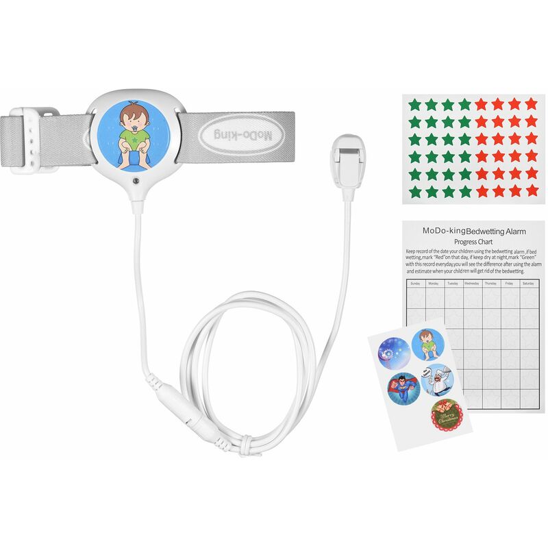 Alarma para mojar la cama Alarma de enuresis con sonido ligero y vibracion para ninos, ninas, ninos, ninos, adultos,Blanco, 1 sensor
Alarma para mojar la cama Alarma de enuresis con sonido ligero y vibracion para ninos, ninas, ninos, ninos, adultos,Blanco, 1 sensor