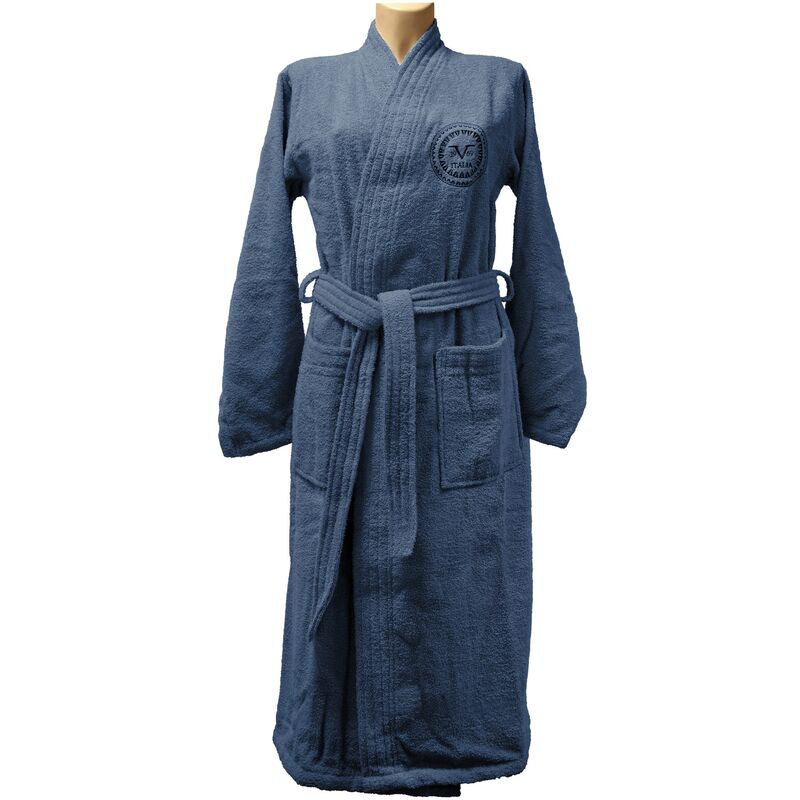 Albornoz color azul para mujer 100% algodón abbigliamento sportivo srl M/L - Versace 19v69
Albornoz color azul para mujer 100% algodón abbigliamento sportivo srl M/L - Versace 19v69