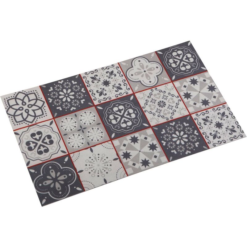 Alfombra Cocina Grey Mosaic 80