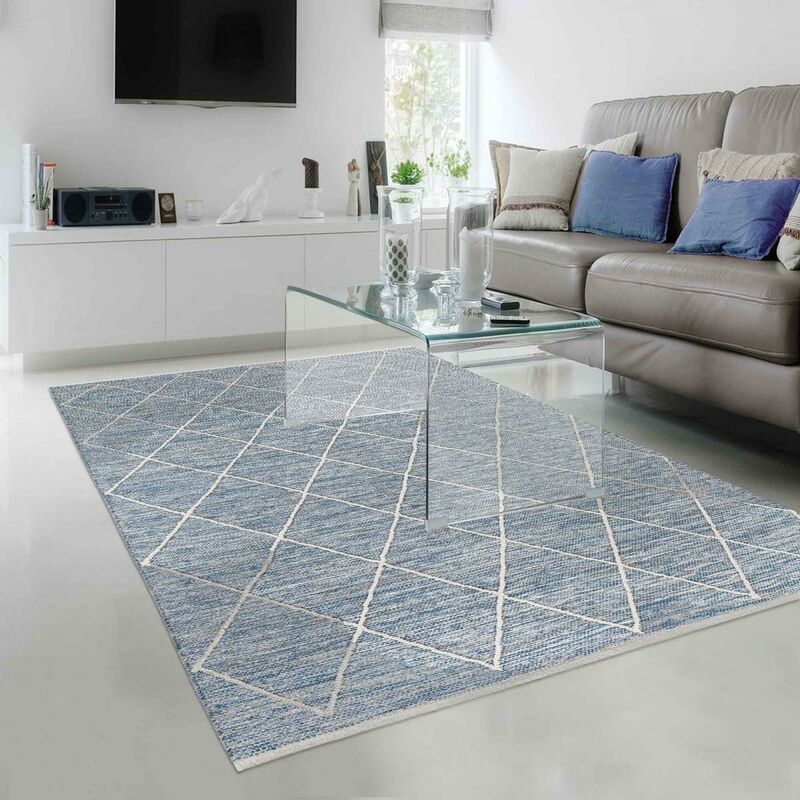 Alfombra de algodón 100% algodón para sala de estar o sala de estar, sala de estar o habitación en UnAmourDeTapis - Bleu
Alfombra de algodón 100% algodón para sala de estar o sala de estar, sala de estar o habitación en UnAmourDeTapis - Bleu