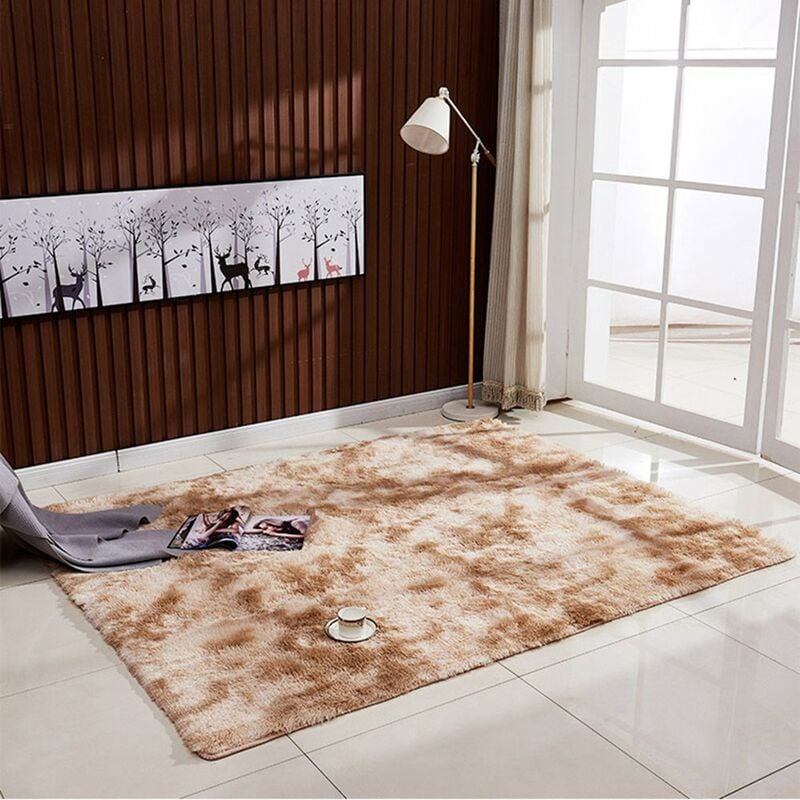 Alfombra de color degradado de estilo tenido anudado ultra suave, alfombrilla de dormitorio con forma de rectangulo, alfombra mullida para sala de
Alfombra de color degradado de estilo tenido anudado ultra suave, alfombrilla de dormitorio con forma de rectangulo, alfombra mullida para sala de