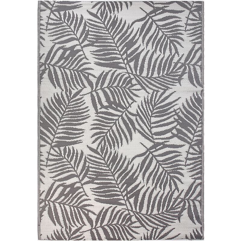 Alfombra gris 160 x 230 cm KOTA