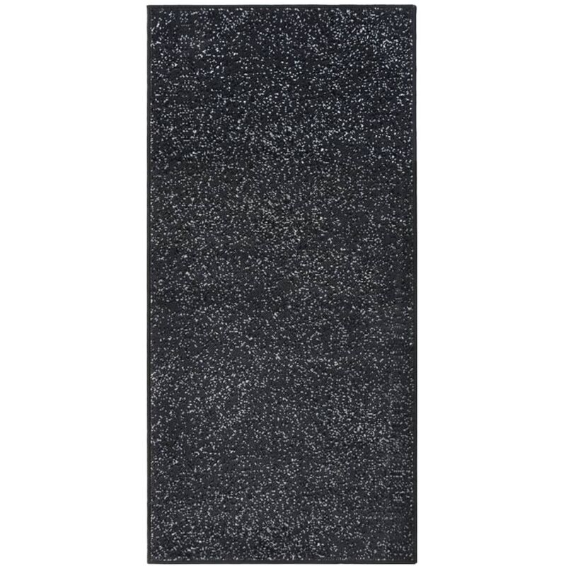 Alfombra de pasillo BCF gris antracita 80x150 cm