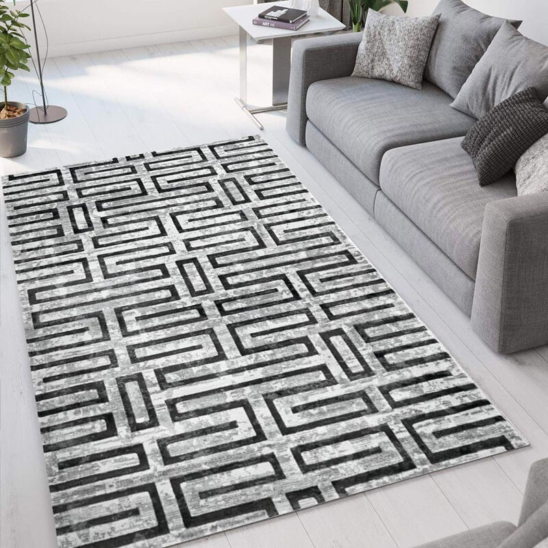 Alfombra de salón gris de terciopelo de diseño moderno Double GRI002 | 60 x 110
Alfombra de salón gris de terciopelo de diseño moderno Double GRI002 | 60 x 110