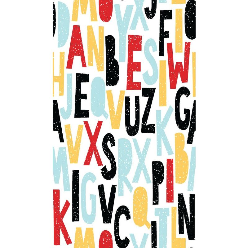 Alfombra Impresa Letters 1 - para ninos - decoracion del hogar - Antideslizantes - de la sala de estar, del salon, de la habitacion - Multicolor en 
Alfombra Impresa Letters 1 - para ninos - decoracion del hogar - Antideslizantes - de la sala de estar, del salon, de la habitacion - Multicolor en