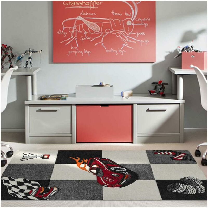 alfombra niños 80x150 cm RACE CAR rectangular Habitación Gris adecuado para calefacción por suelo radiante - Gris
alfombra niños 80x150 cm RACE CAR rectangular Habitación Gris adecuado para calefacción por suelo radiante - Gris