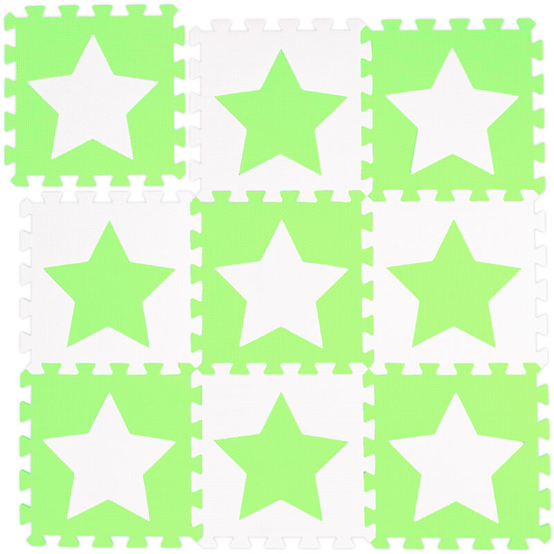 Alfombra Puzle Bebé, 9 Piezas, Goma EVA, Colchoneta Niños, sin Sustancias Nocivas, Suelo Juego, Blanco y Verde
Alfombra Puzle Bebé, 9 Piezas, Goma EVA, Colchoneta Niños, sin Sustancias Nocivas, Suelo Juego, Blanco y Verde