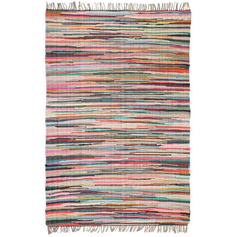 Alfombra tejida a mano Chindi de algodón multicolor 160x230 cm - Multicolor
Alfombra tejida a mano Chindi de algodón multicolor 160x230 cm - Multicolor