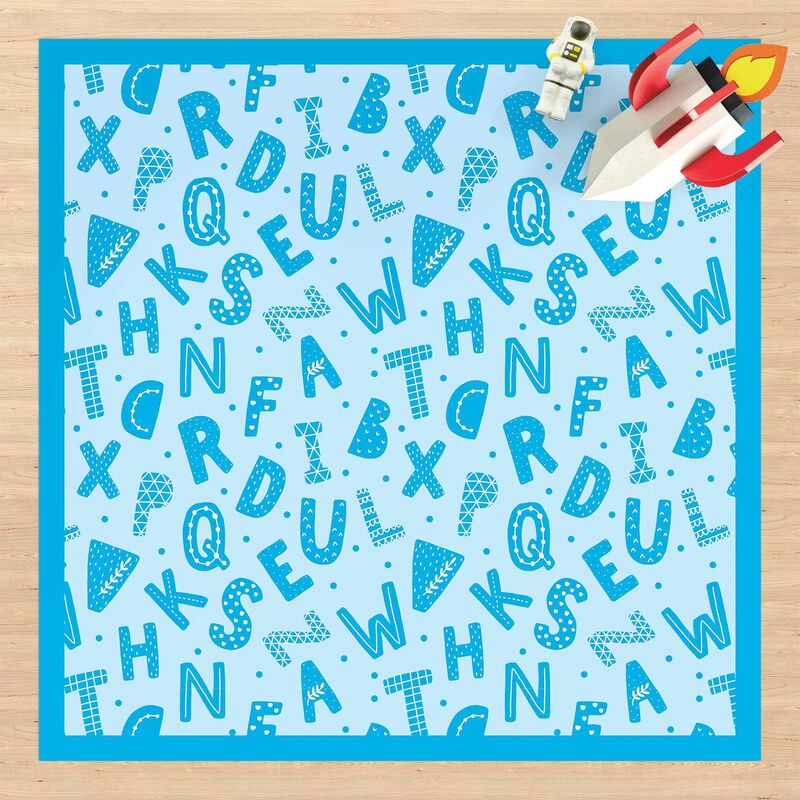 Alfombras vinílicas - Alphabet With Hearts And Dots In Blue With Frame - Cuadrado 1:1 Dimensión LxA: 40cm x 40cm
Alfombras vinílicas - Alphabet With Hearts And Dots In Blue With Frame - Cuadrado 1:1 Dimensión LxA: 40cm x 40cm