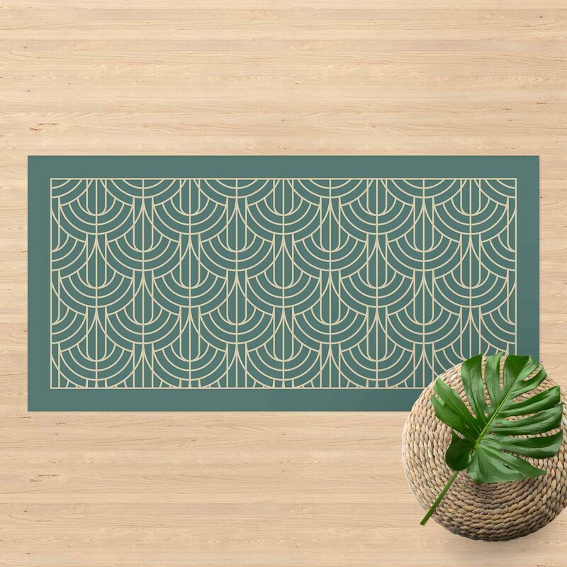 Bilderwelten - Alfombras vinílicas - Art Deco Drape Pattern With Frame - Apaisado 1:2 Dimensión LxA: 100cm x 200cm
Bilderwelten - Alfombras vinílicas - Art Deco Drape Pattern With Frame - Apaisado 1:2 Dimensión LxA: 100cm x 200cm