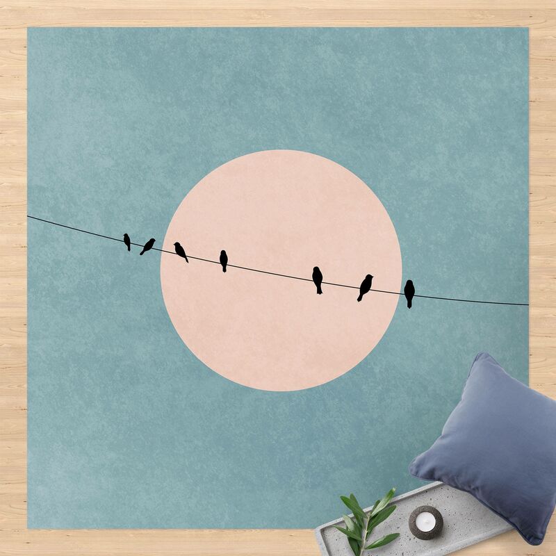 Bilderwelten - Alfombras vinílicas - Birds In Front Of Pink Sun I - Cuadrado 1:1 Dimensión LxA: 100cm x 100cm
Bilderwelten - Alfombras vinílicas - Birds In Front Of Pink Sun I - Cuadrado 1:1 Dimensión LxA: 100cm x 100cm