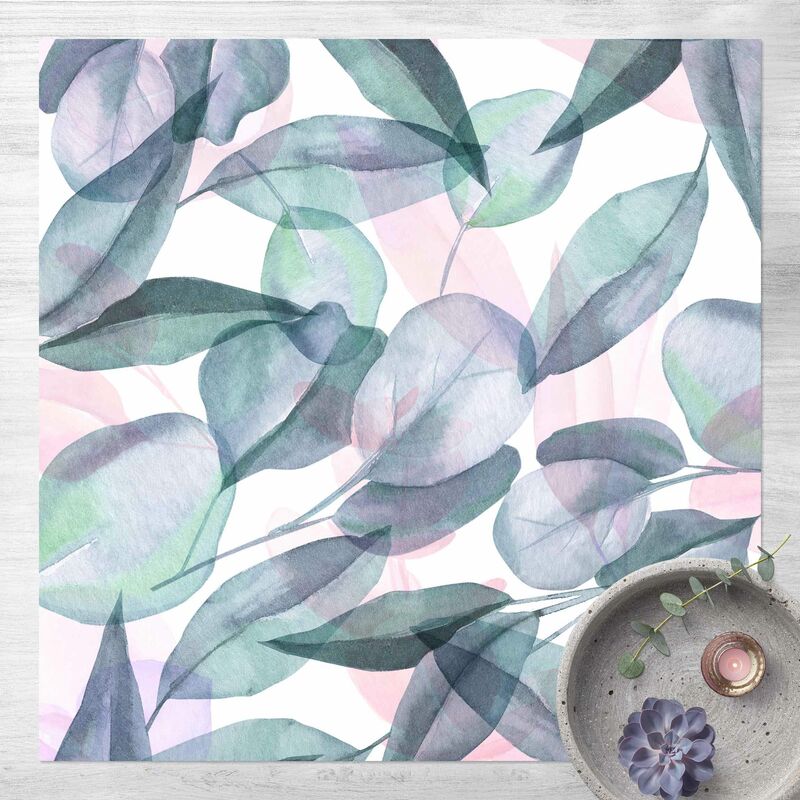 Alfombras vinílicas - Blue And Pink Eucalyptus Leaves Watercolour - Cuadrado 1:1 Dimensión LxA: 80cm x 80cm
Alfombras vinílicas - Blue And Pink Eucalyptus Leaves Watercolour - Cuadrado 1:1 Dimensión LxA: 80cm x 80cm