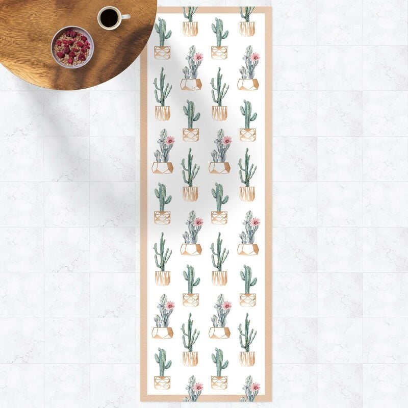 Bilderwelten - Alfombras vinílicas - Cacti In Copper Pot With Frame - Panorámico Dimensión LxA: 210cm x 70cm
Bilderwelten - Alfombras vinílicas - Cacti In Copper Pot With Frame - Panorámico Dimensión LxA: 210cm x 70cm