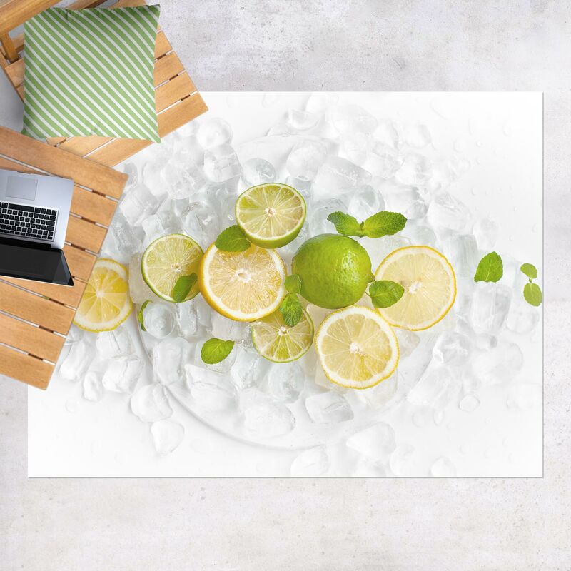 Alfombras vinílicas - Citrus Fruit On Ice Cubes - Apaisado 3:4 Dimensión LxA: 90cm x 120cm
Alfombras vinílicas - Citrus Fruit On Ice Cubes - Apaisado 3:4 Dimensión LxA: 90cm x 120cm