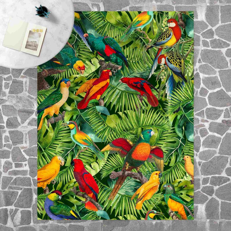 Alfombras vinílicas - Colourful Collage - Parrots In The Jungle - Alto 4:3 Dimensión LxA: 120cm x 90cm
Alfombras vinílicas - Colourful Collage - Parrots In The Jungle - Alto 4:3 Dimensión LxA: 120cm x 90cm