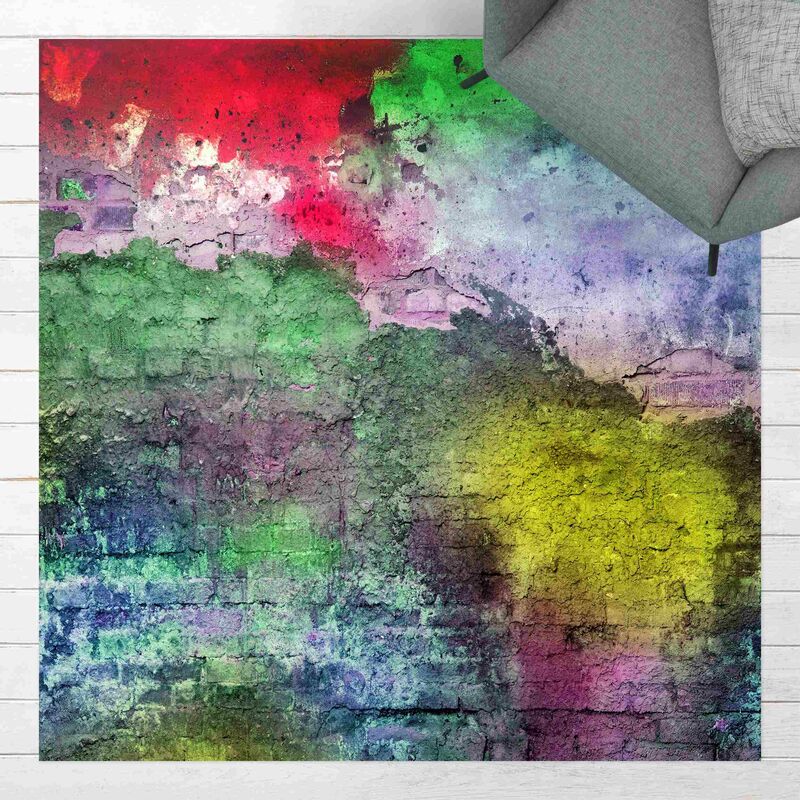 Alfombras vinílicas - Colourful Sprayed Old Brick Wall - Cuadrado 1:1 Dimensión LxA: 40cm x 40cm
Alfombras vinílicas - Colourful Sprayed Old Brick Wall - Cuadrado 1:1 Dimensión LxA: 40cm x 40cm