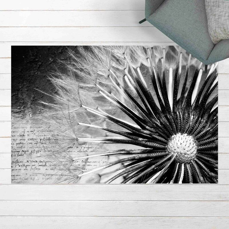 Alfombras vinílicas - Dandelion Black & White - Apaisado 2:3 Dimensión LxA: 80cm x 120cm
Alfombras vinílicas - Dandelion Black & White - Apaisado 2:3 Dimensión LxA: 80cm x 120cm