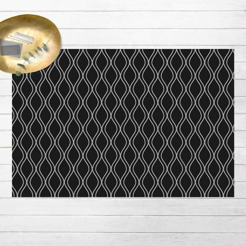 Alfombras vinílicas - Dark Retro Pattern With Grey Waves - Apaisado 2:3 Dimensión LxA: 120cm x 180cm
Alfombras vinílicas - Dark Retro Pattern With Grey Waves - Apaisado 2:3 Dimensión LxA: 120cm x 180cm