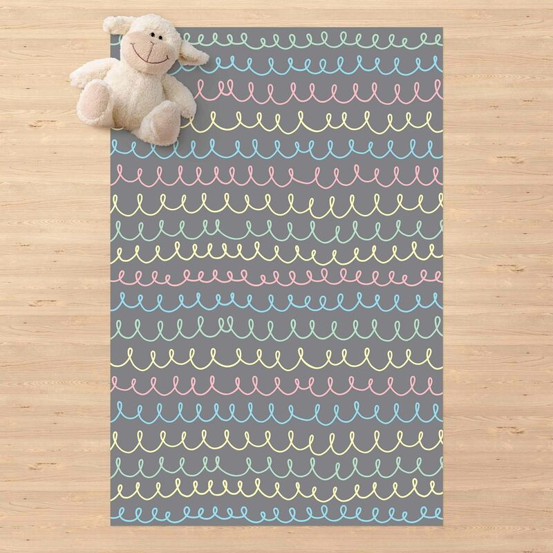 Alfombras vinílicas - Drawn Pastel Coloured Squiggly Lines On Grey Backdrop - Alto 3:2 Dimensión LxA: 120cm x 80cm
Alfombras vinílicas - Drawn Pastel Coloured Squiggly Lines On Grey Backdrop - Alto 3:2 Dimensión LxA: 120cm x 80cm