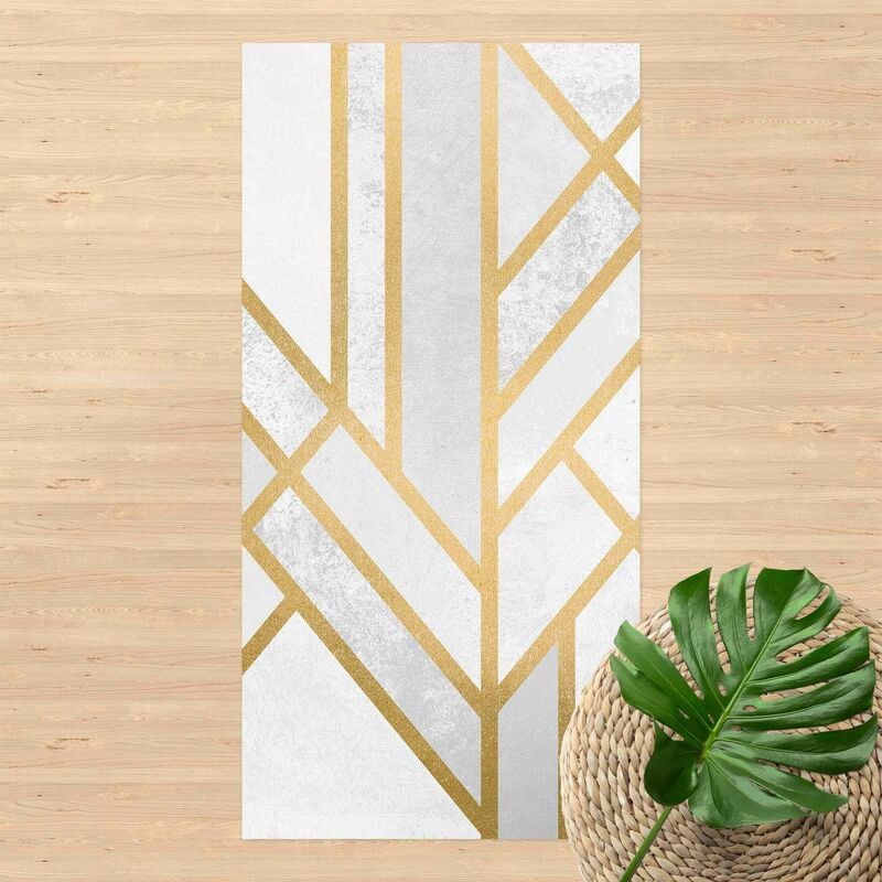 Bilderwelten - Alfombras vinílicas - Elisabeth Fredriksson - Art Deco Geometry White Gold - Alto 2:1 Dimensión LxA: 160cm x 80cm
Bilderwelten - Alfombras vinílicas - Elisabeth Fredriksson - Art Deco Geometry White Gold - Alto 2:1 Dimensión LxA: 160cm x 80cm