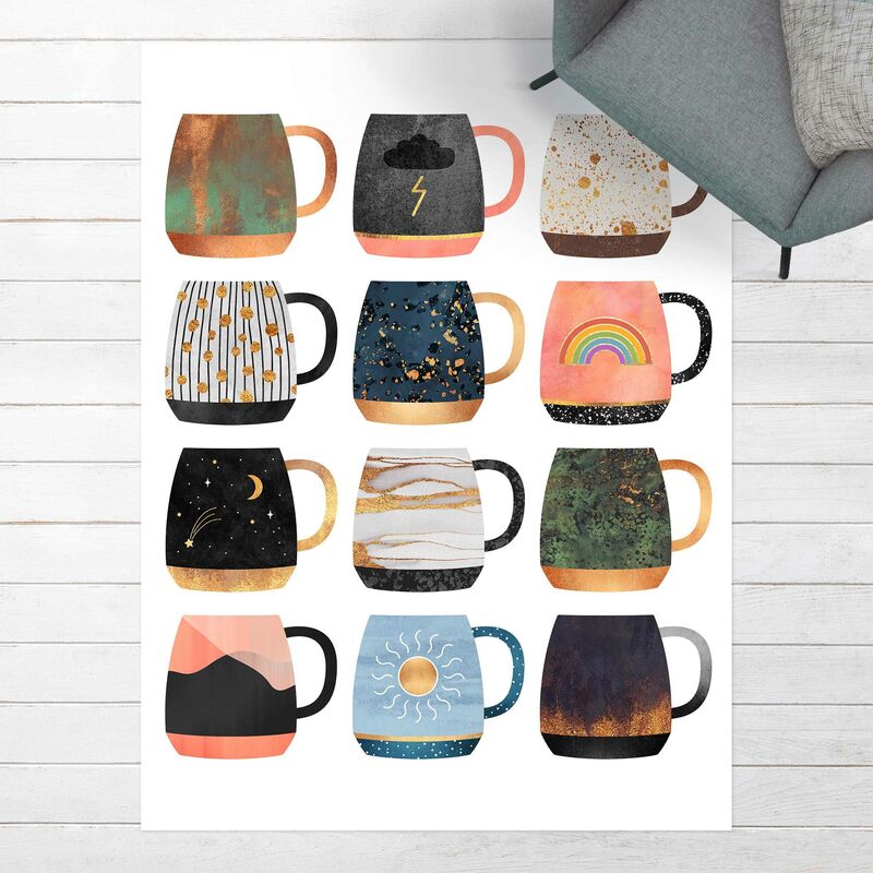 Alfombras vinílicas - Elisabeth Fredriksson - Favorite Mugs With Gold - Alto 4:3 Dimensión LxA: 120cm x 90cm
Alfombras vinílicas - Elisabeth Fredriksson - Favorite Mugs With Gold - Alto 4:3 Dimensión LxA: 120cm x 90cm