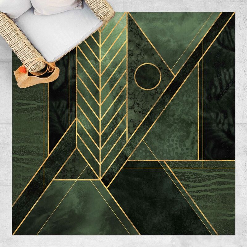 Bilderwelten - Alfombras vinílicas - Elisabeth Fredriksson - Geometric Shapes Emerald Gold - Cuadrado 1:1 Dimensión LxA: 40cm x 40cm
Bilderwelten - Alfombras vinílicas - Elisabeth Fredriksson - Geometric Shapes Emerald Gold - Cuadrado 1:1 Dimensión LxA: 40cm x 40cm