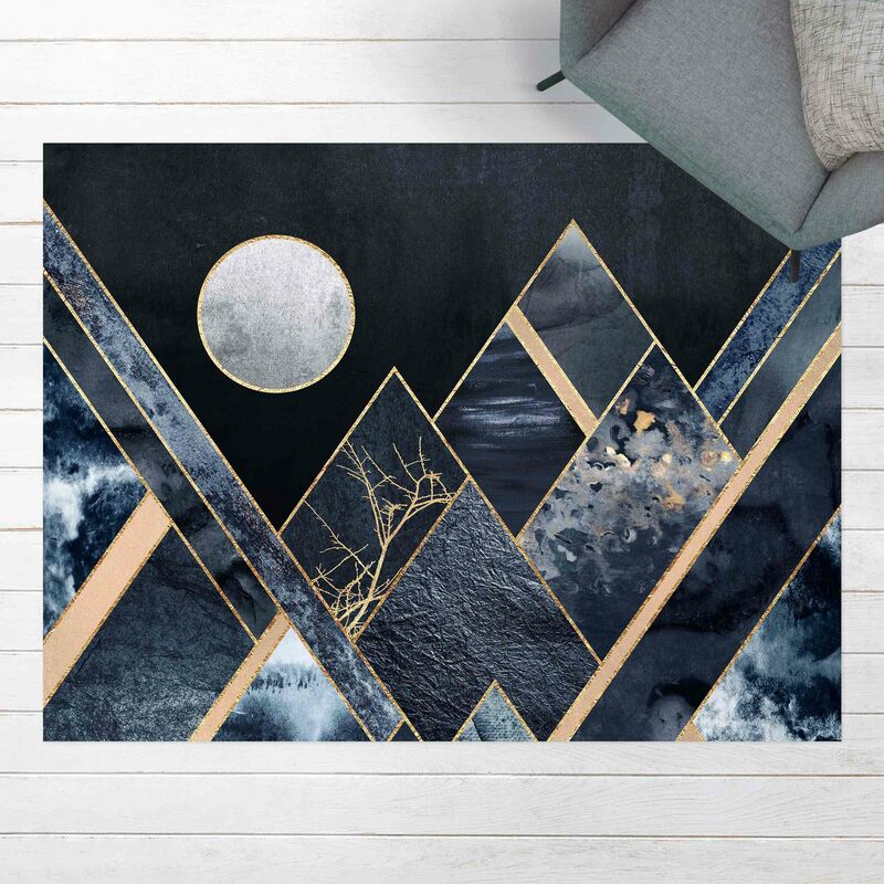 Alfombras vinílicas - Elisabeth Fredriksson - Golden Moon Abstract Black Mountains - Apaisado 3:4 Dimensión LxA: 120cm x 160cm
Alfombras vinílicas - Elisabeth Fredriksson - Golden Moon Abstract Black Mountains - Apaisado 3:4 Dimensión LxA: 120cm x 160cm