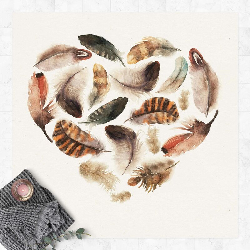 Alfombras vinílicas - Feathers In Heart Shape - Cuadrado 1:1 Dimensión LxA: 40cm x 40cm
Alfombras vinílicas - Feathers In Heart Shape - Cuadrado 1:1 Dimensión LxA: 40cm x 40cm