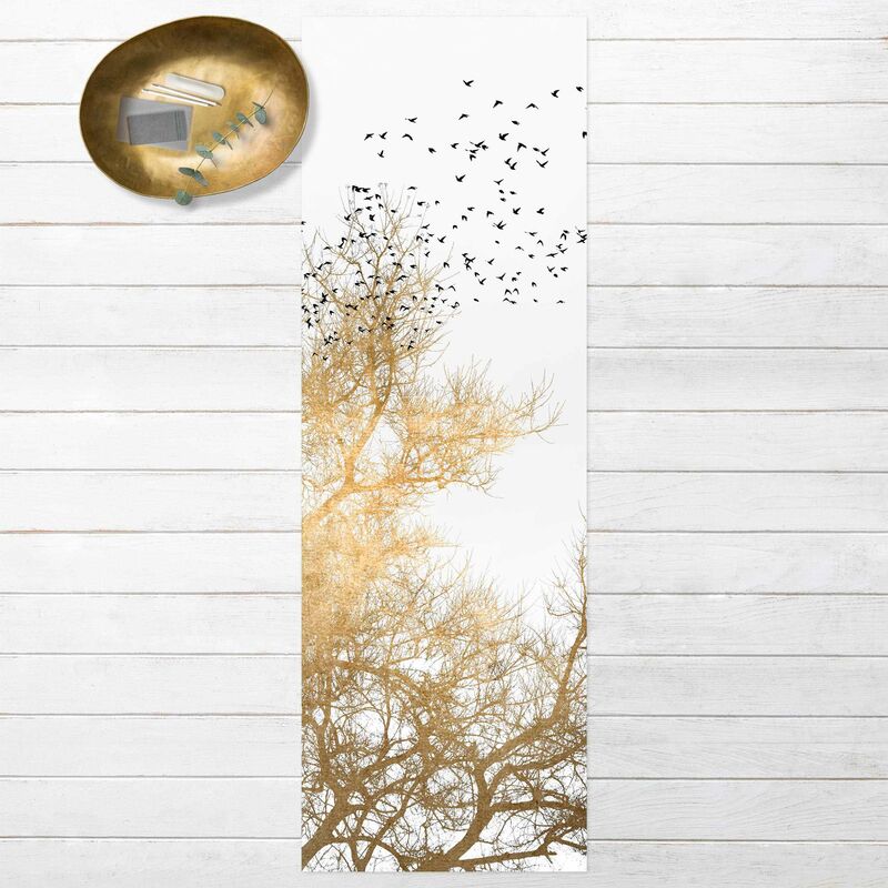 Alfombras vinílicas - Flock Of Birds In Front Of Golden Tree - Panorámico Dimensión LxA: 150cm x 50cm
Alfombras vinílicas - Flock Of Birds In Front Of Golden Tree - Panorámico Dimensión LxA: 150cm x 50cm