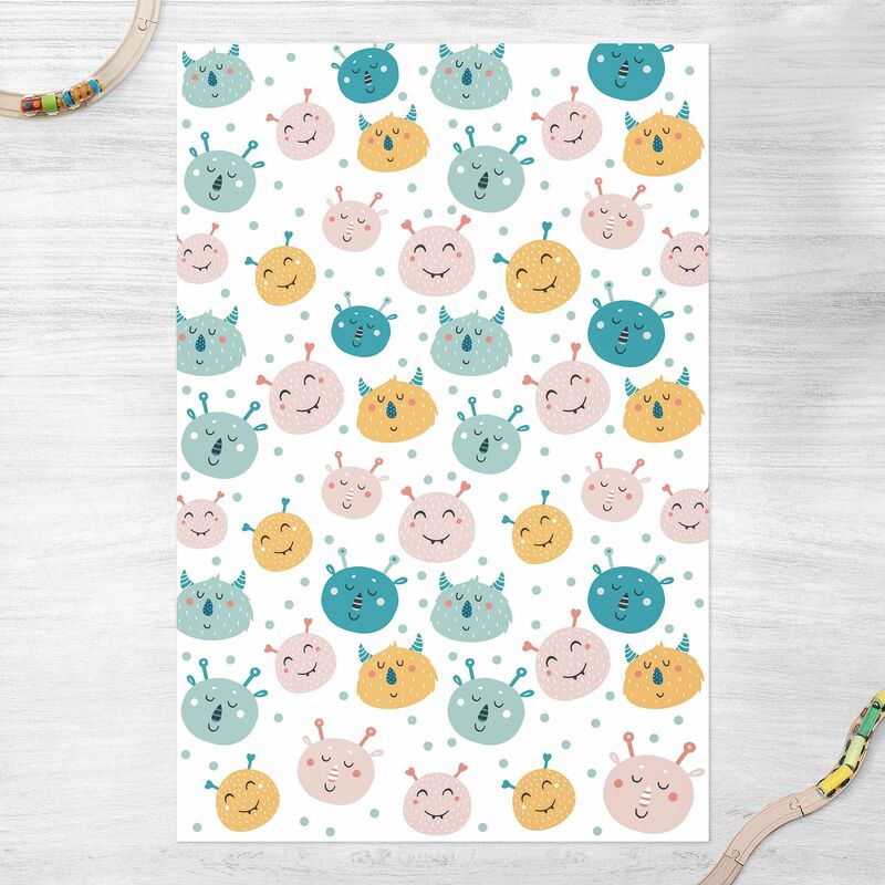 Alfombras vinílicas - Friendly Monster Faces With Dots - Alto 3:2 Dimensión LxA: 180cm x 120cm
Alfombras vinílicas - Friendly Monster Faces With Dots - Alto 3:2 Dimensión LxA: 180cm x 120cm