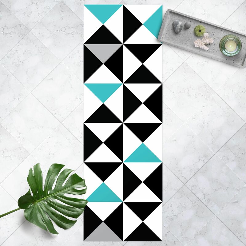 Bilderwelten - Alfombras vinílicas - Geometrical Pattern Big Triangles Touch of Turquoise - Panorámico Dimensión LxA: 90cm x 30cm
Bilderwelten - Alfombras vinílicas - Geometrical Pattern Big Triangles Touch of Turquoise - Panorámico Dimensión LxA: 90cm x 30cm