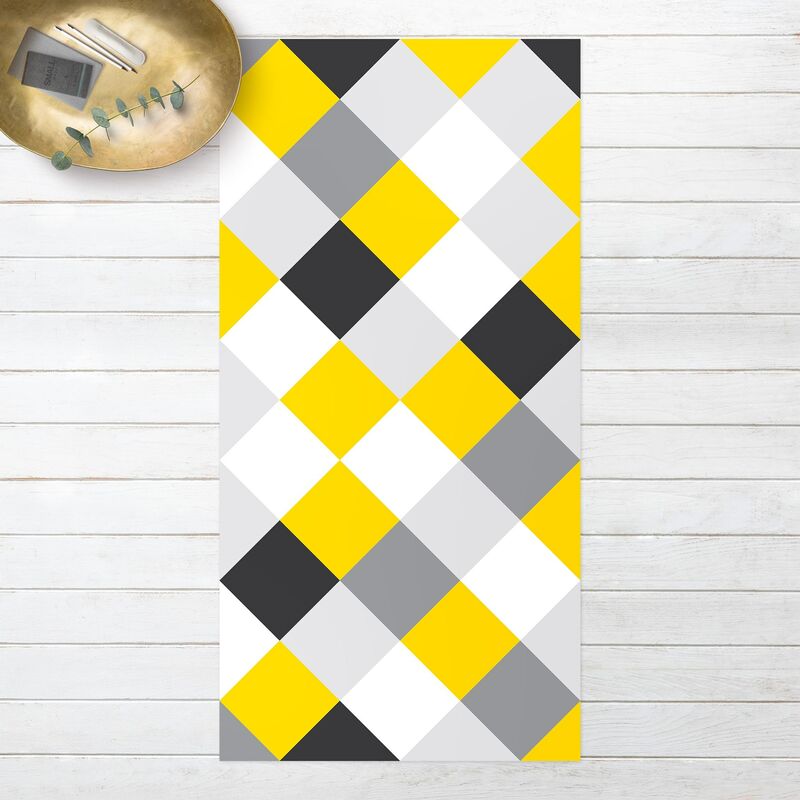 Bilderwelten - Alfombras vinílicas - Geometrical Pattern Rotated Chessboard Yellow - Alto 2:1 Dimensión LxA: 240cm x 120cm
Bilderwelten - Alfombras vinílicas - Geometrical Pattern Rotated Chessboard Yellow - Alto 2:1 Dimensión LxA: 240cm x 120cm
