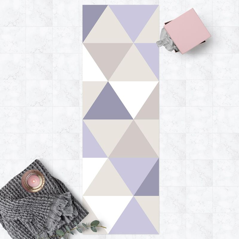 Bilderwelten - Alfombras vinílicas - Geometrical Pattern Tilted Triangle Lilac Coloured - Panorámico Dimensión LxA: 240cm x 80cm
Bilderwelten - Alfombras vinílicas - Geometrical Pattern Tilted Triangle Lilac Coloured - Panorámico Dimensión LxA: 240cm x 80cm