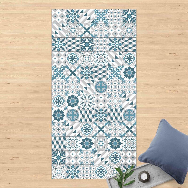 Alfombras vinílicas - Geometrical Tile Mix Blue Grey - Alto 2:1 Dimensión LxA: 100cm x 50cm
Alfombras vinílicas - Geometrical Tile Mix Blue Grey - Alto 2:1 Dimensión LxA: 100cm x 50cm