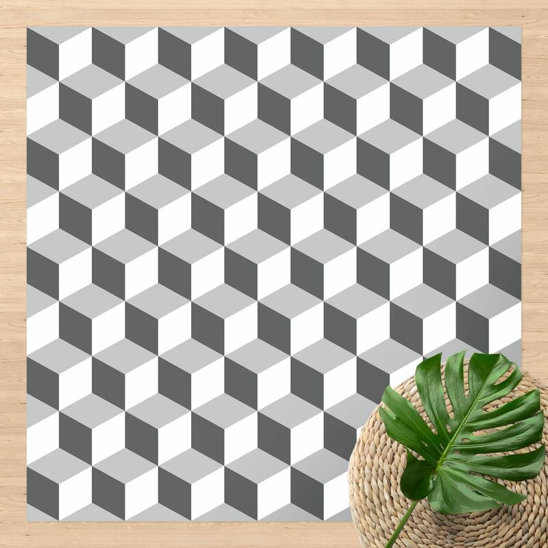Alfombras vinílicas - Geometrical Tile Mix Cubes Grey - Cuadrado 1:1 Dimensión LxA: 80cm x 80cm
Alfombras vinílicas - Geometrical Tile Mix Cubes Grey - Cuadrado 1:1 Dimensión LxA: 80cm x 80cm