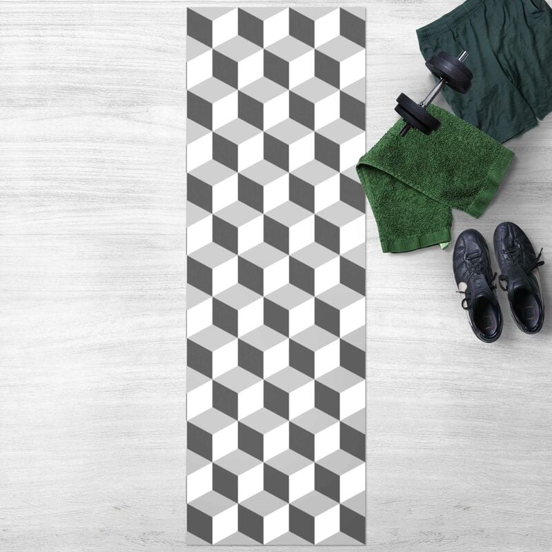 Bilderwelten - Alfombras vinílicas - Geometrical Tile Mix Cubes Grey - Panorámico Dimensión LxA: 270cm x 90cm
Bilderwelten - Alfombras vinílicas - Geometrical Tile Mix Cubes Grey - Panorámico Dimensión LxA: 270cm x 90cm