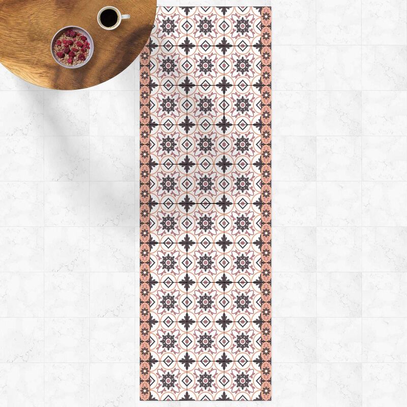 Alfombras vinílicas - Geometrical Tile Mix Flower Orange - Panorámico Dimensión LxA: 150cm x 50cm
Alfombras vinílicas - Geometrical Tile Mix Flower Orange - Panorámico Dimensión LxA: 150cm x 50cm