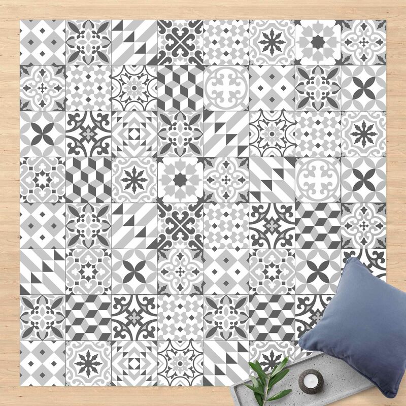 Alfombras vinílicas - Geometrical Tile Mix Grey - Cuadrado 1:1 Dimensión LxA: 100cm x 100cm
Alfombras vinílicas - Geometrical Tile Mix Grey - Cuadrado 1:1 Dimensión LxA: 100cm x 100cm