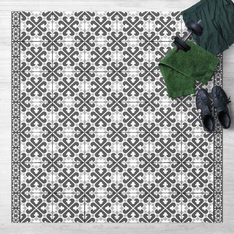 Alfombras vinílicas - Geometrical Tile Mix Hearts Grey - Cuadrado 1:1 Dimensión LxA: 80cm x 80cm
Alfombras vinílicas - Geometrical Tile Mix Hearts Grey - Cuadrado 1:1 Dimensión LxA: 80cm x 80cm
