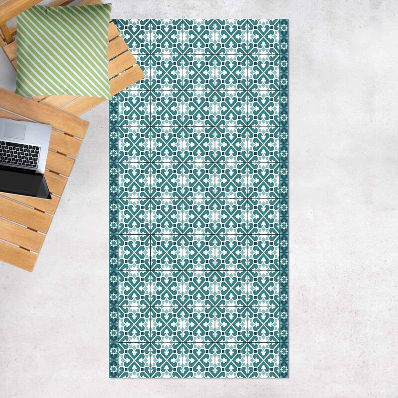 Bilderwelten - Alfombras vinílicas - Geometrical Tile Mix Hearts Turquoise - Alto 2:1 Dimensión LxA: 260cm x 130cm
Bilderwelten - Alfombras vinílicas - Geometrical Tile Mix Hearts Turquoise - Alto 2:1 Dimensión LxA: 260cm x 130cm