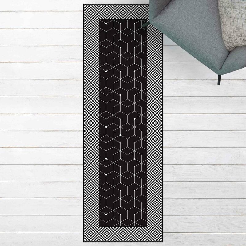 Bilderwelten - Alfombras vinílicas - Geometrical Tiles Dotted Lines Black With Border - Panorámico Dimensión LxA: 210cm x 70cm
Bilderwelten - Alfombras vinílicas - Geometrical Tiles Dotted Lines Black With Border - Panorámico Dimensión LxA: 210cm x 70cm
