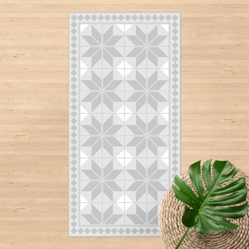 Bilderwelten - Alfombras vinílicas - Geometrical Tiles Star Flower Grey With Narrow Border - Alto 2:1 Dimensión LxA: 180cm x 90cm
Bilderwelten - Alfombras vinílicas - Geometrical Tiles Star Flower Grey With Narrow Border - Alto 2:1 Dimensión LxA: 180cm x 90cm